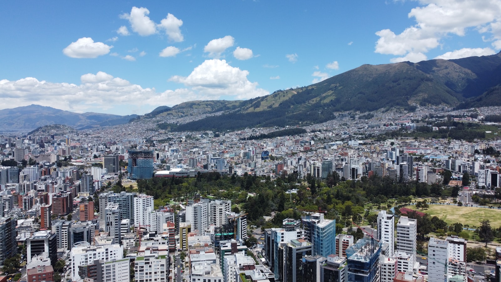 Panoramic view of Quito, Ecuador, home of Andesconstruye